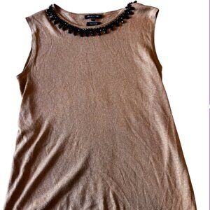 Mint Condition Massimo Dutti Sleeveless Beaded Top